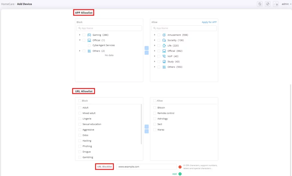 step-6-allow-block-based-on-app-or-url-or-custom-url - Documentation Center