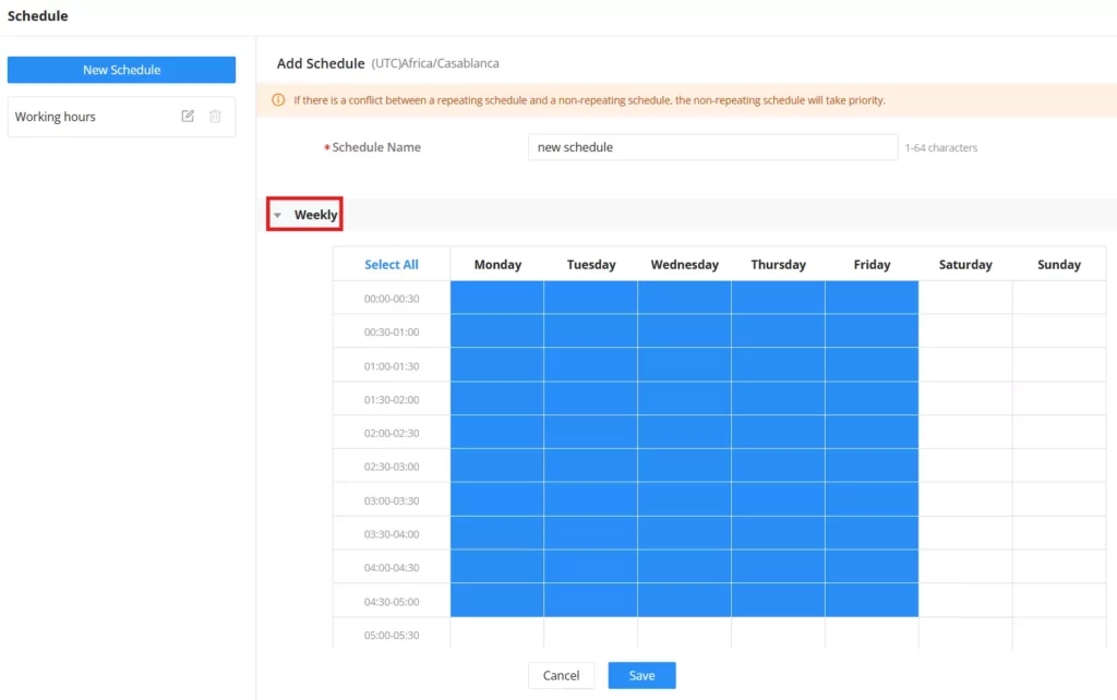 2-schedule-after-clicking-on-new-schedule-button - Documentation Center