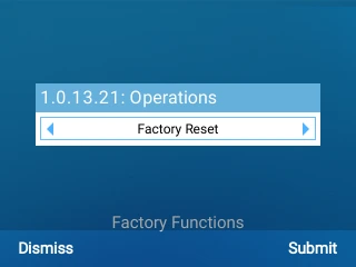 Factory Reset - Documentation Center