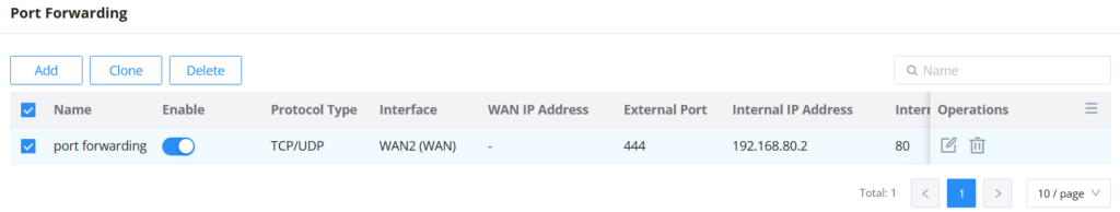 GCC-port-forwarind-add - Documentation Center