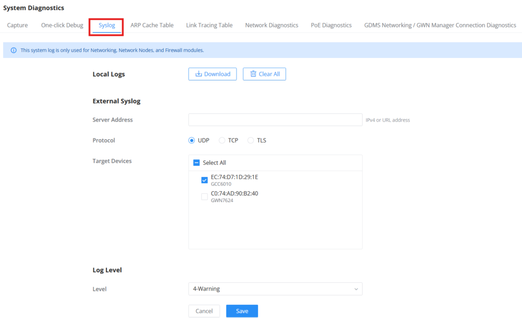 gcc-syslog-with-download-option-and-levels - Documentation Center