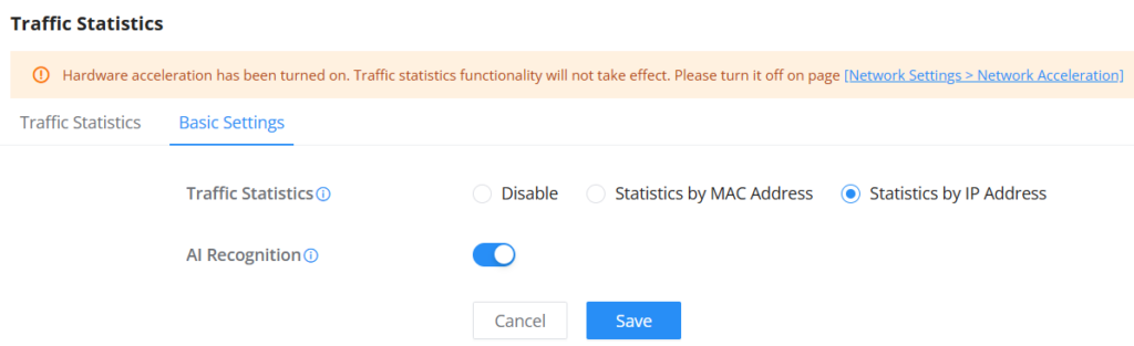gcc-traffic-staticis-basic-settings - Documentation Center