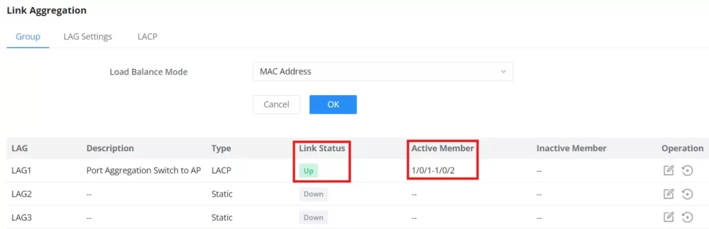 3-switch-check-the-lag-status-on-the-switch-part-active-memeber-both-ports-are-active-redundancy-if-one-port-is-down-the-links-status-for-lag-is-up - Documentation Center