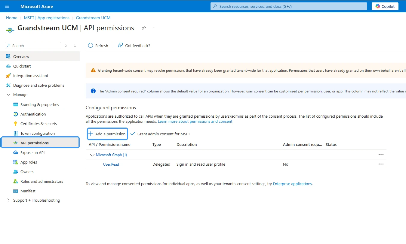Add a permission - Documentation Center