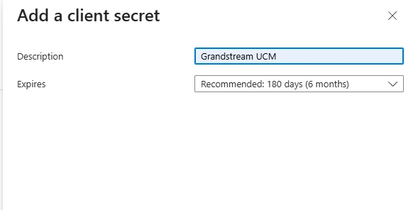 Description for Client Secret - Documentation Center