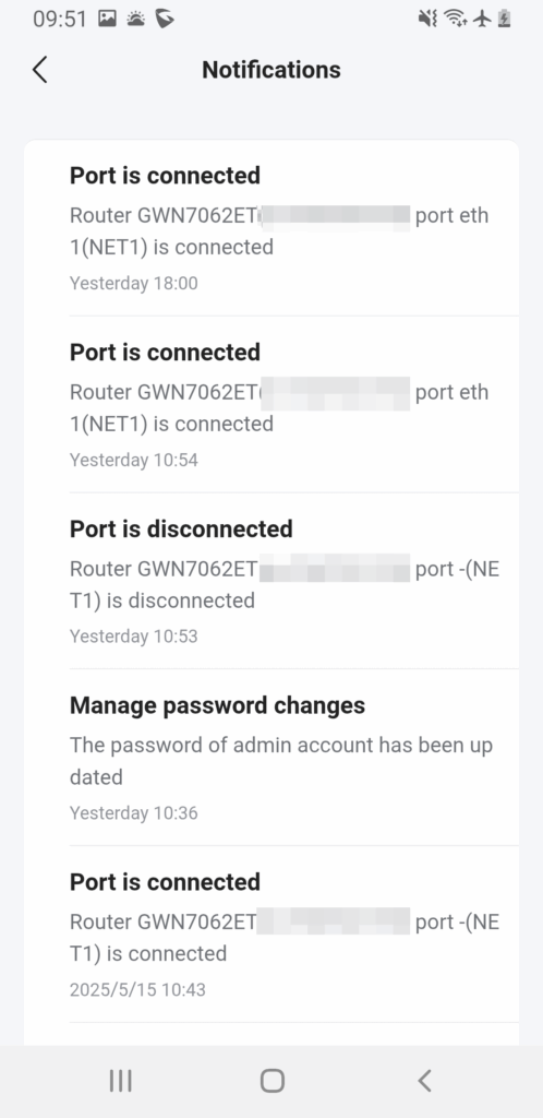 Device Notifications - Documentation Center