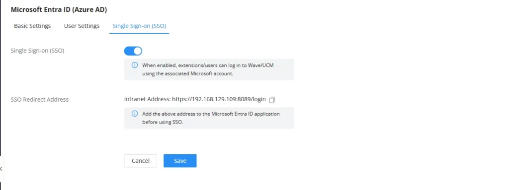 SSO Single Sign-On - Documentation Center