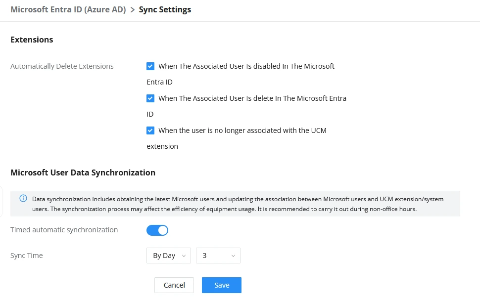 Sync Settings - Documentation Center