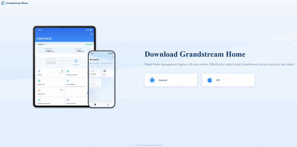 Grandstream home - Documentation Center