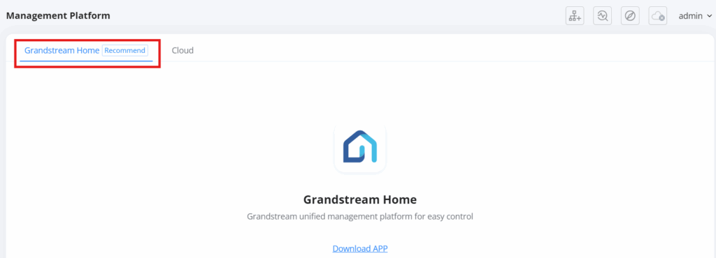 grandsteam home app - Documentation Center