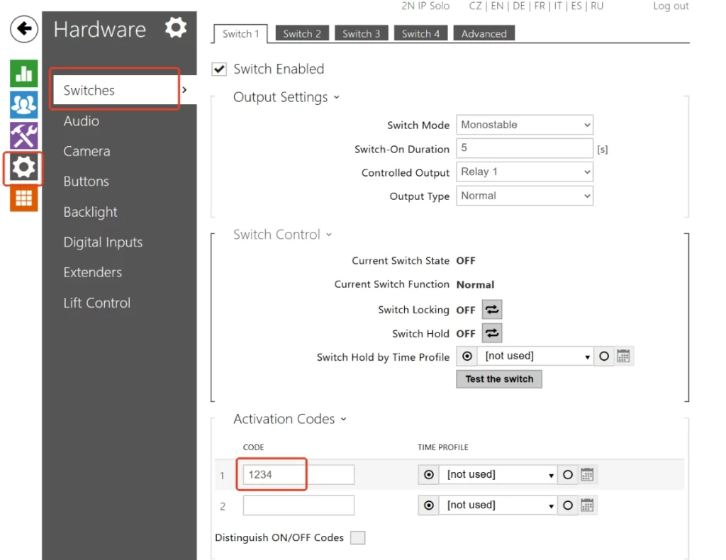 2N_DTMF_Password_Configuration - Documentation Center