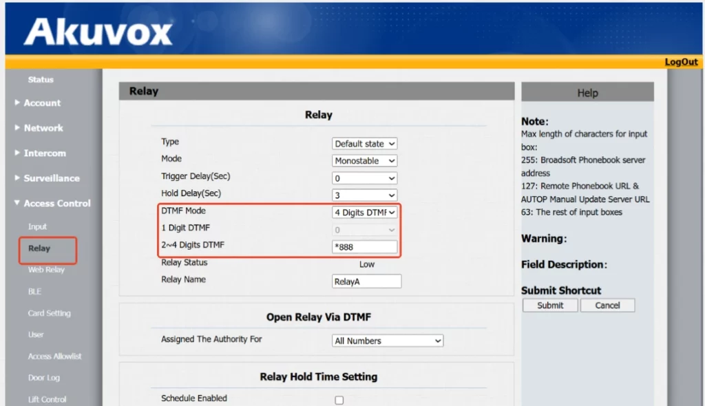 Akuvox_DTMF_Configuration - Documentation Center