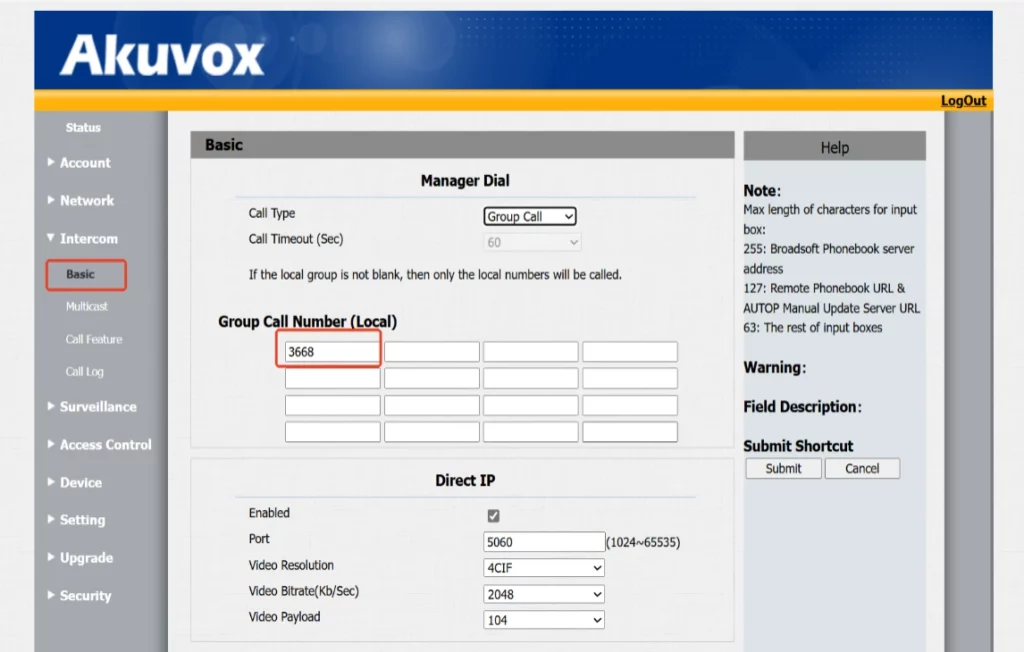 Akuvox_Intercom_Settings - Documentation Center