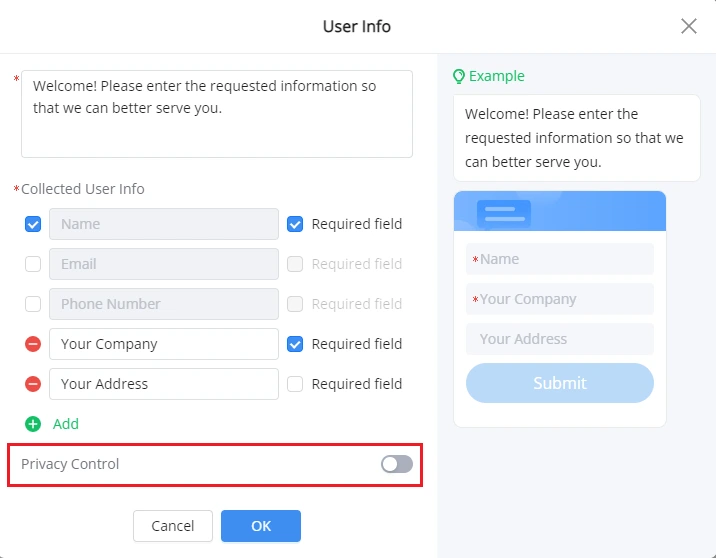 Privacy_Control - Documentation Center