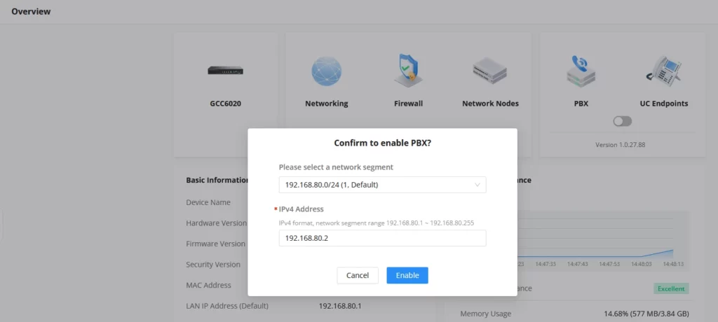 Setting_PBX_Module_IP_Address - Documentation Center