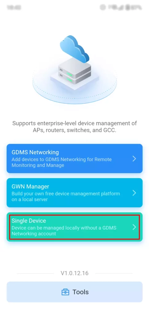 1 GWN app - add GWN7302 to the app - device can be managed locally without a gdms networking account - Documentation Center