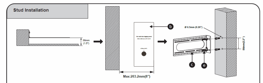 stud installation - Documentation Center
