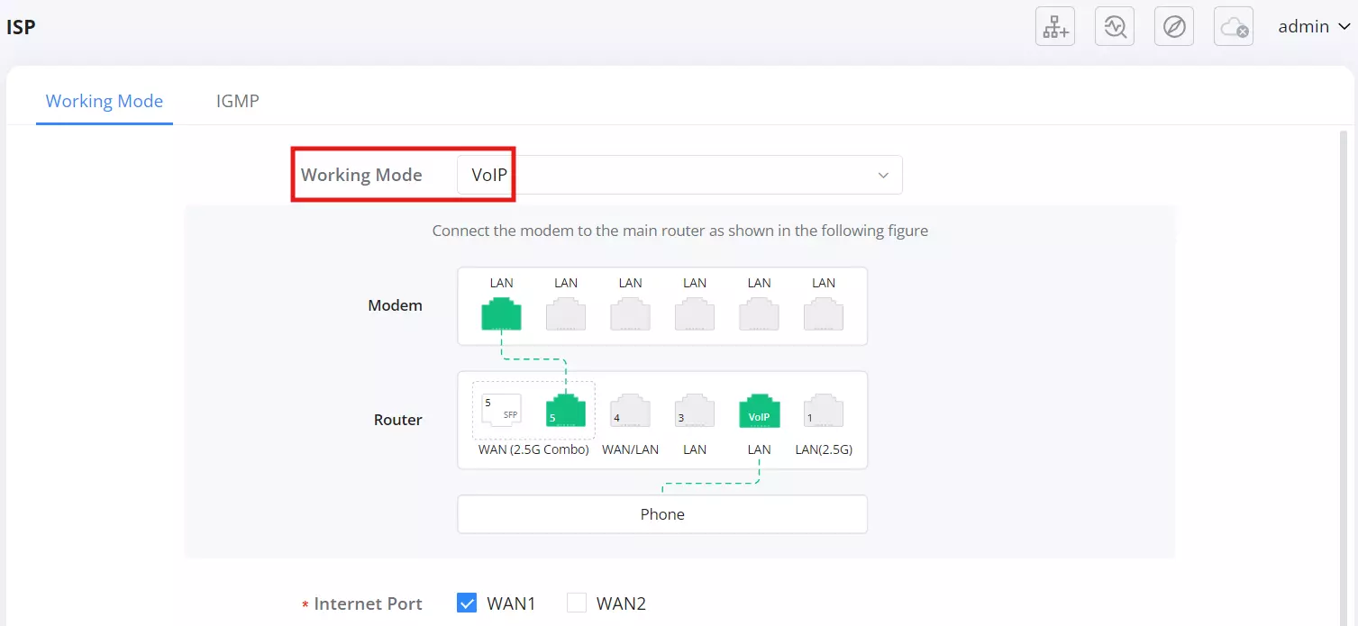 1 working mode VoIP part 1 - Documentation Center