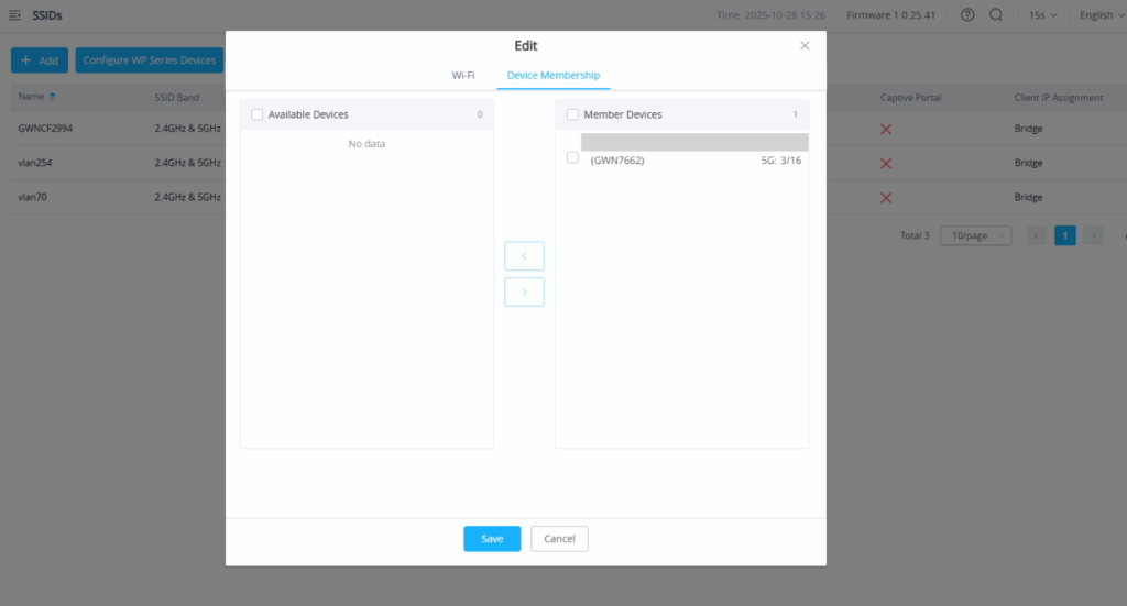 Device Membership - Documentation Center