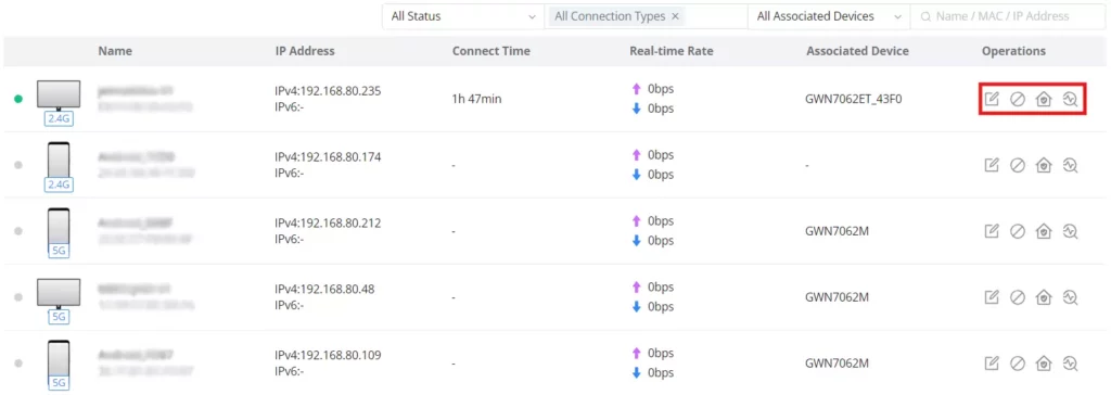 Network Map - Clients - Shortcuts - Documentation Center