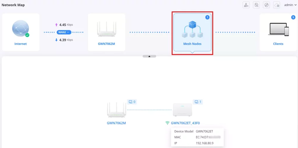 Network Map - Mesh Nodes - Documentation Center