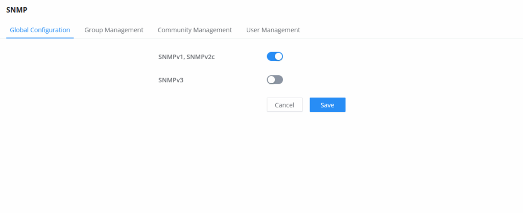 SNMP Settings - Documentation Center