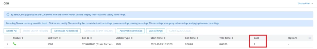 Test_Call_Number1 - Documentation Center