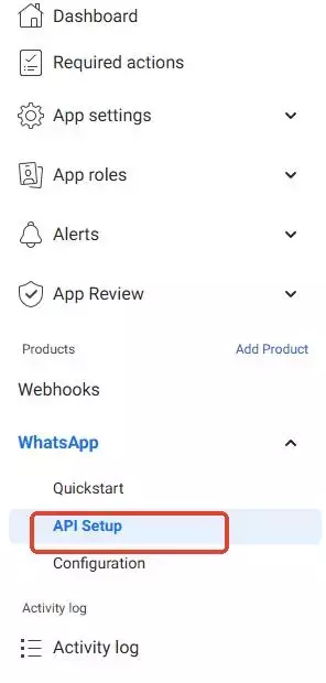 1 whatsapp api setup - Documentation Center