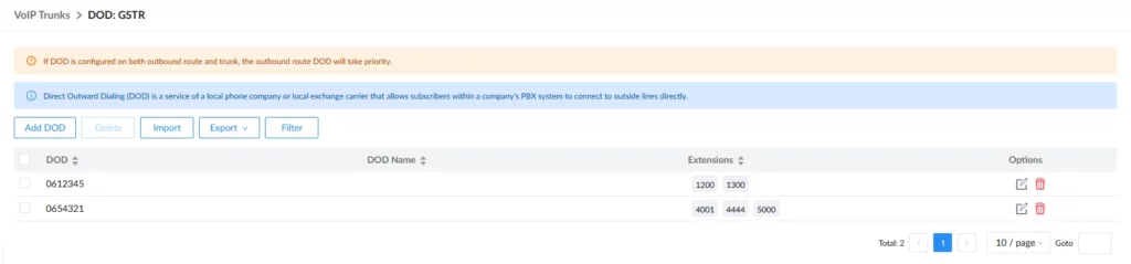 Trunk_DOD_Configuration_Page - Documentation Center