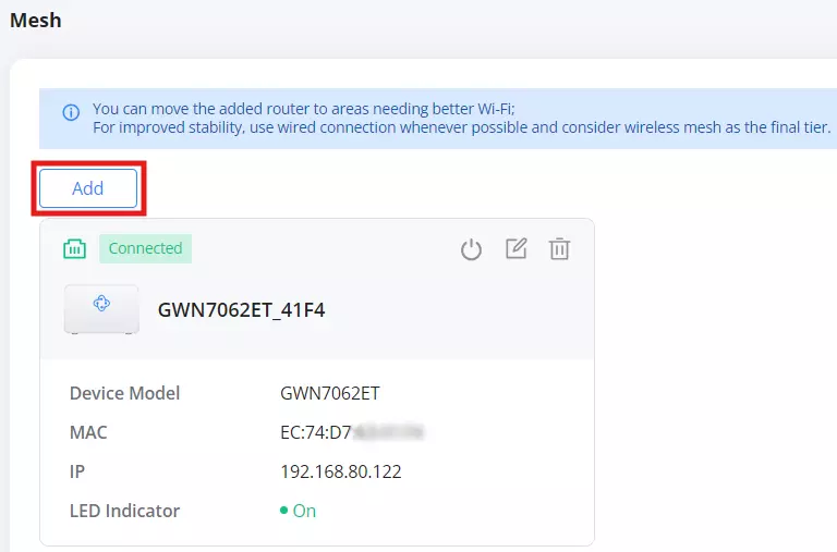 1 Mesh-Add-sub-router - Documentation Center