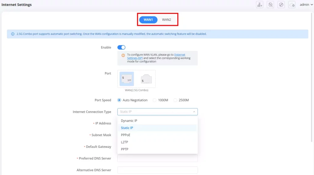 2 Internet-Setting-WAN-Settings - Documentation Center