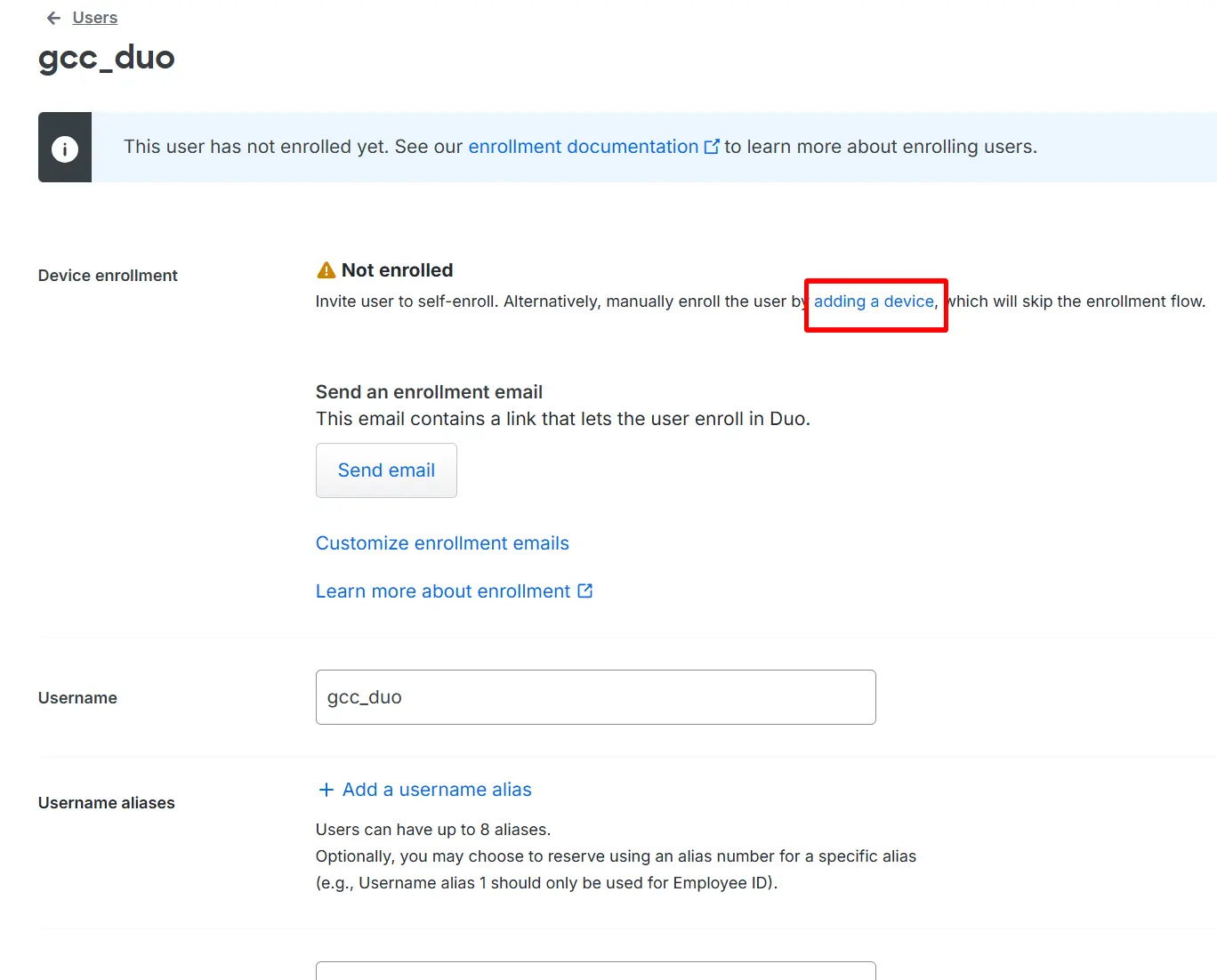5 Duo adding a device - Documentation Center