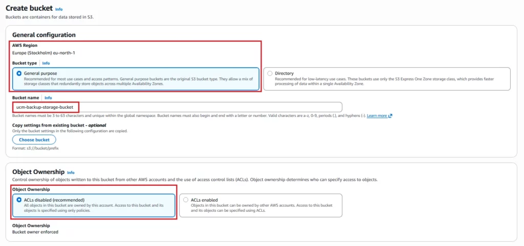 Bucket_Configuration_Parameters - Documentation Center