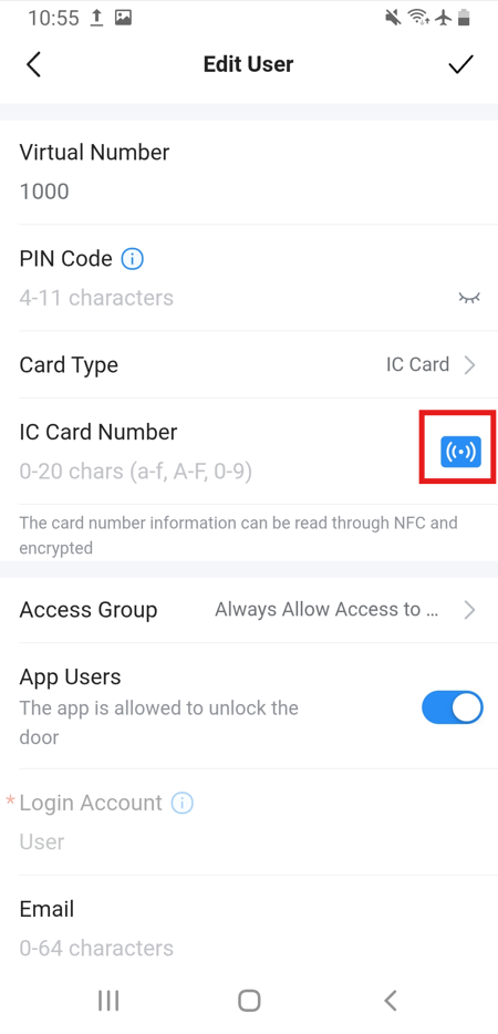 IC Card scan - Documentation Center