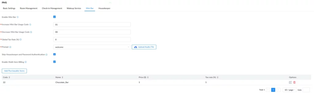 Mini_Bar_Page - Documentation Center