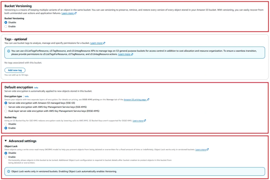 Optional_Bucket_Configuration_Parameters - Documentation Center