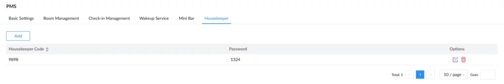 PMS_Housekeeper_Tab - Documentation Center
