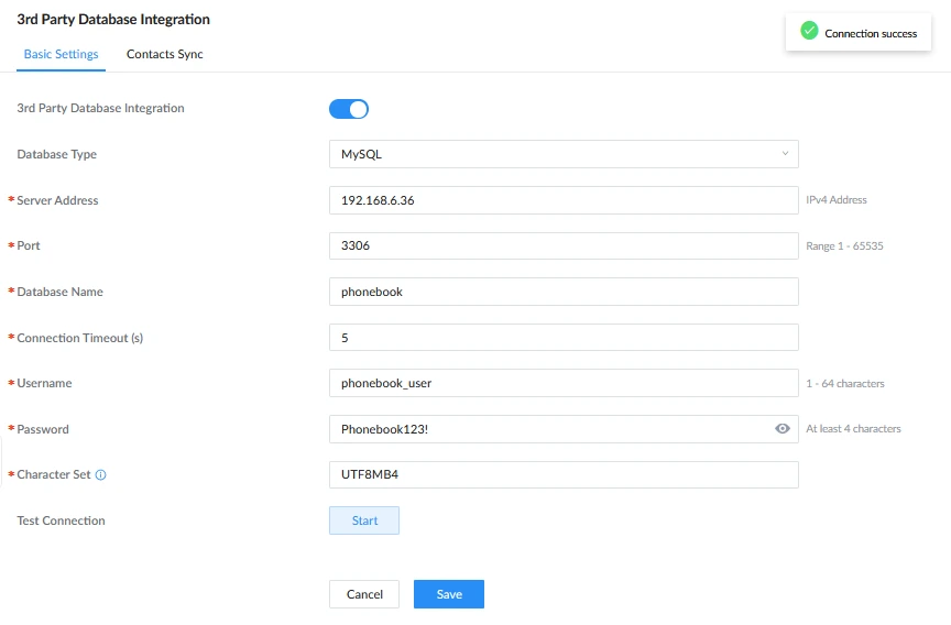 Successful_SQL_Integration - Documentation Center