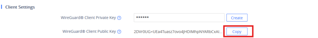 Copy Public Key - Documentation Center