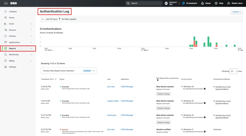 DUO_SSO_Logs - Documentation Center