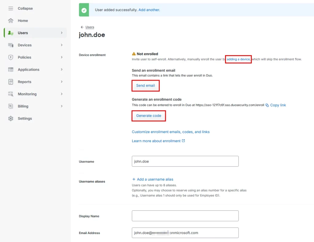 DUO_User_Enrollment - Documentation Center