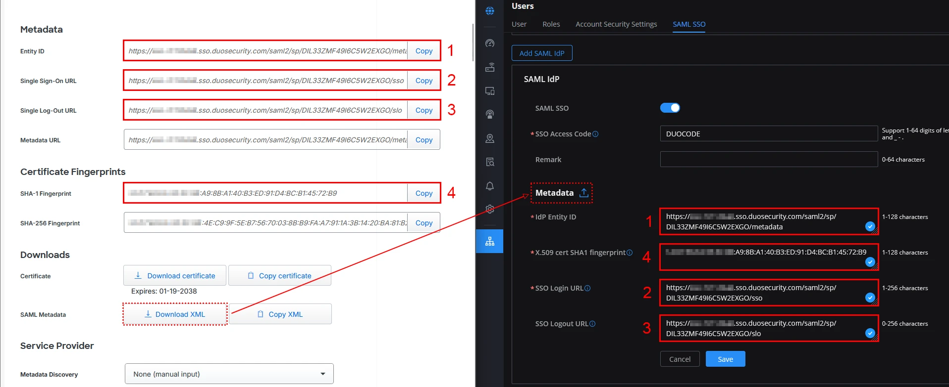Filling_SAML_Metadata_from_DUO - Documentation Center