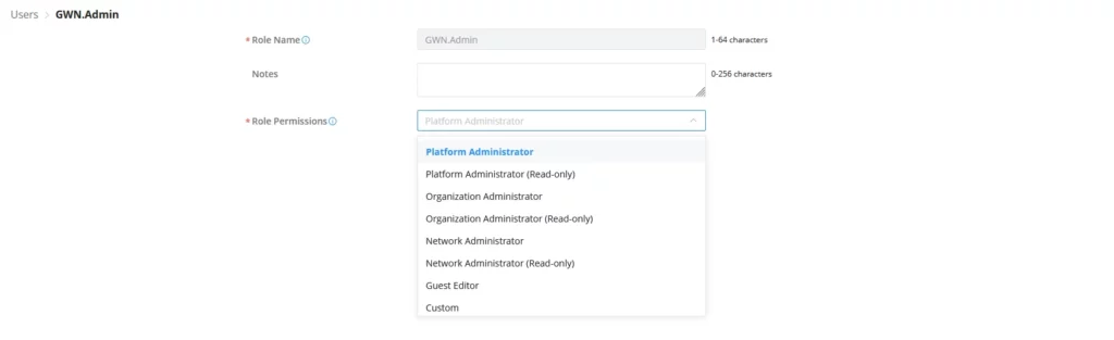 Role_Config - Documentation Center