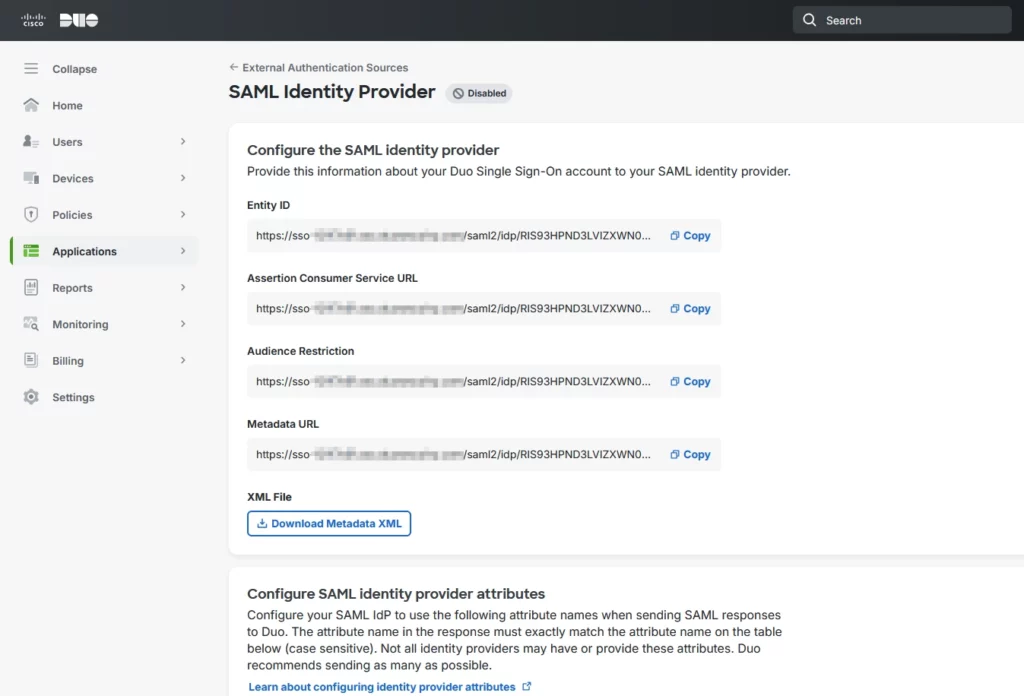 SAML_IdP_Config_Settings - Documentation Center