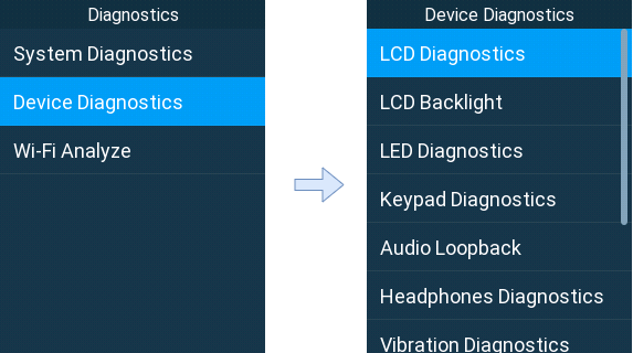 device diagnsotics - Documentation Center