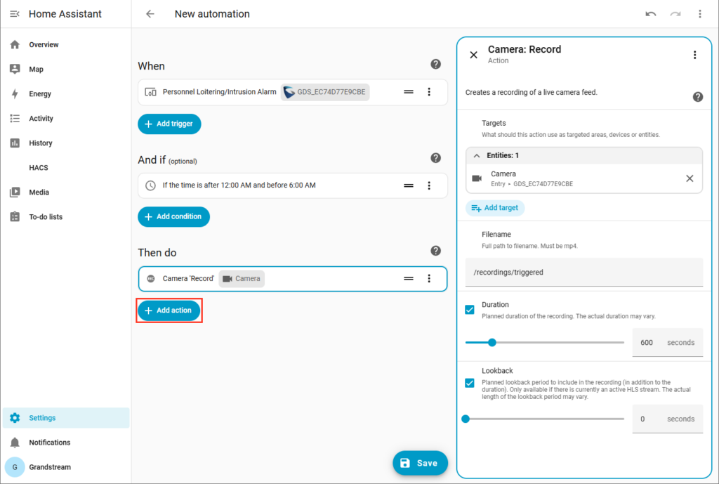 Add Action copy - Documentation Center
