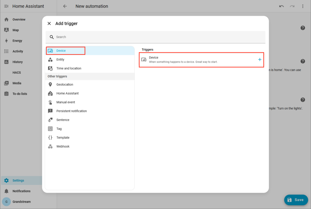 Add Trigger 1 - Documentation Center