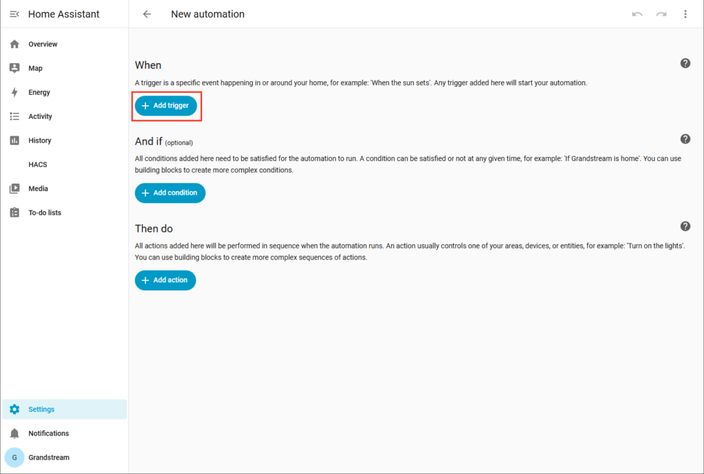 Add Trigger 2 - Documentation Center