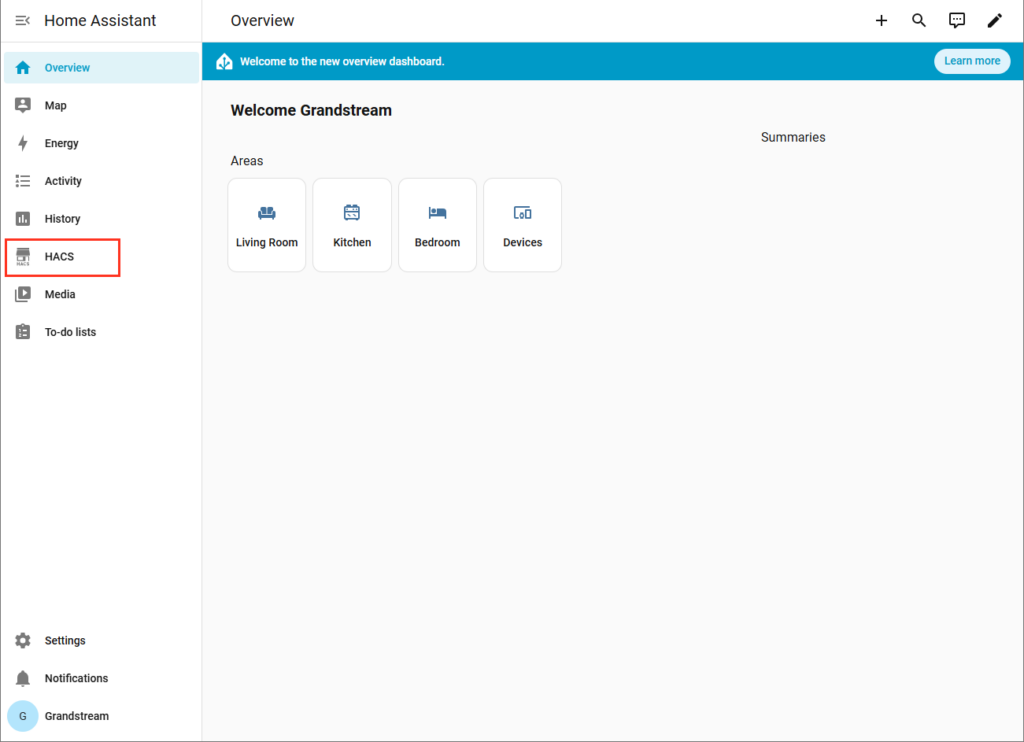 Home Assistant HACS Highlighted - Documentation Center