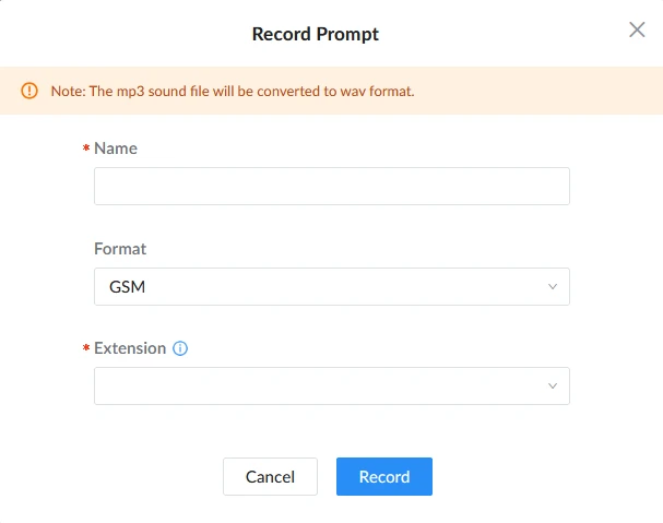 Record_Prompt_Window - Documentation Center